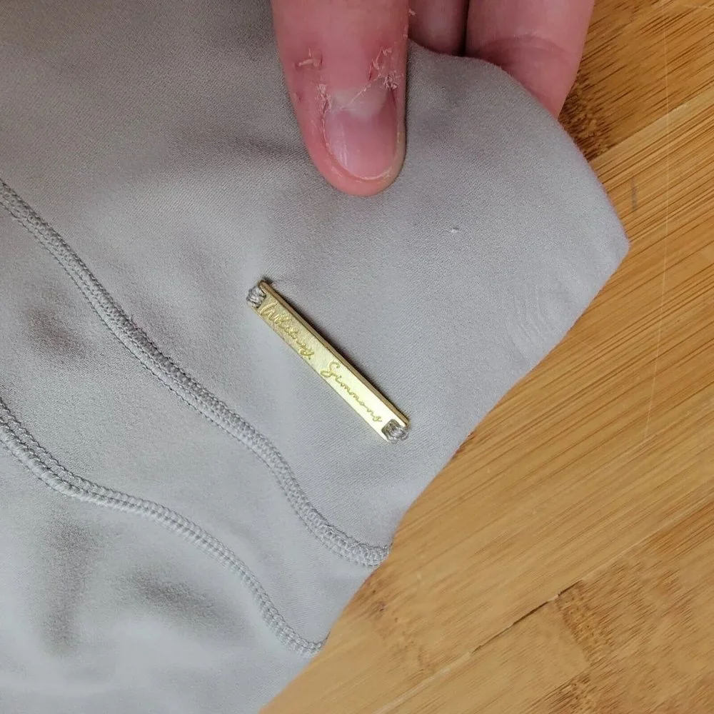 Whitney Simmons X Gymshark High Rise Leggings Gray Mink Scrunch Back Size XS